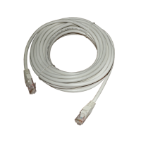 Патч-корд UTP 7 м Rexant, CAT5е, серый, литой