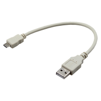 Шнур USB A(штекер) -  Micro USB A(штекер) 5 мм Rexant, белый, 0.2 м