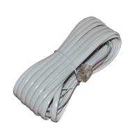 Шнур телефонный 7 м Rexant, белый