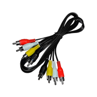 Шнур 4 RCA - 4 RCA 3.5 мм SILVER Rexant, 1 м