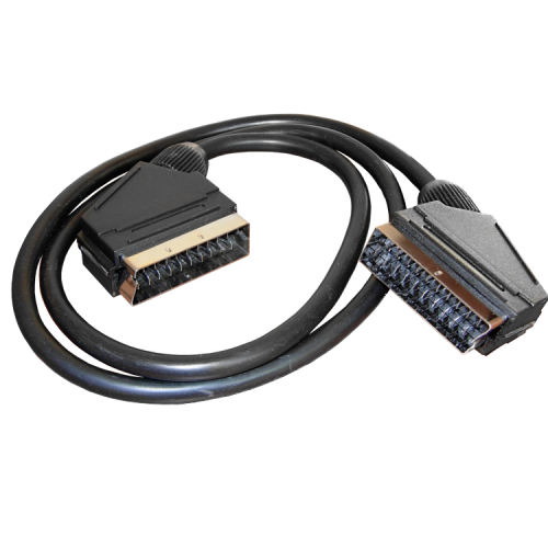 Шнур SCART - SCART 21pin 5 мм GOLD Rexant, премиум, 1.5 м