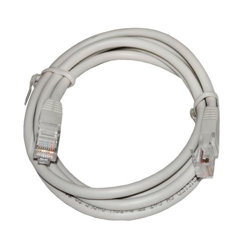 Патч-корд UTP 1.5 м Rexant, CAT5е, серый, литой