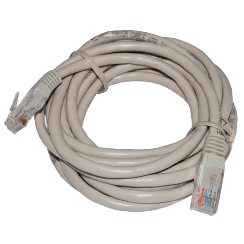 Патч-корд UTP 3 м Rexant, CAT5е, серый, литой