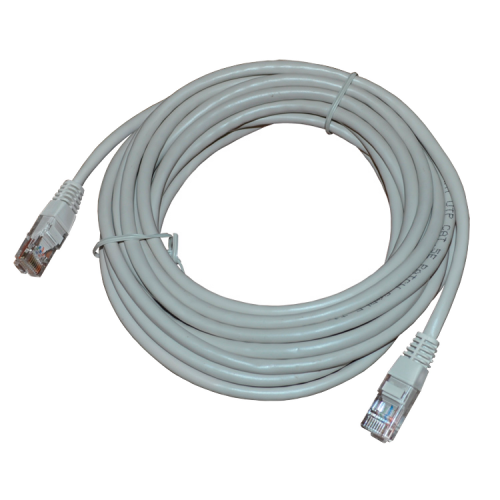 Патч-корд UTP 5 м Rexant, CAT5е, серый, литой