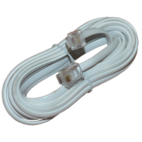 Шнур телефонный 3 м Rexant, белый