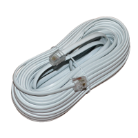 Шнур телефонный 15 м Rexant, белый