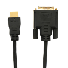 Шнур HDMI - DVI-D GOLD, 2 м