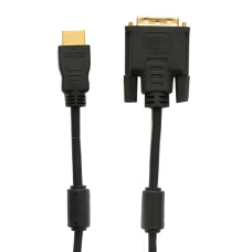 Шнур HDMI - DVI-D GOLD, с фильтром, 5 м