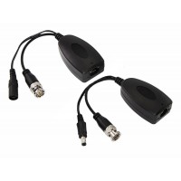 Приемо-передатчик BNC + питание по витой паре 8P8C Rexant, 2 шт/упак