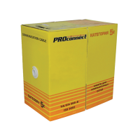Кабель витая пара UTP 4PR 24AWG CAT5e Proconnect, CCA, наружный, 305 м