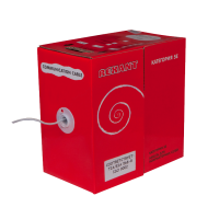 Кабель витая пара FTP 4PR 24AWG CAT5e Rexant, многожильный, 305 м