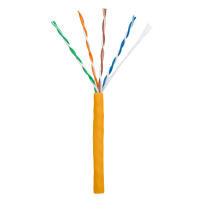 Кабель витая пара UTP 4PR 24AWG CAT5e Netlan, LSZH, 305 м