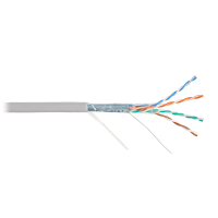 Кабель витая пара FTP 4PR 24AWG CAT5e Nikolan, серый, 305 м