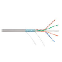 Кабель витая пара FTP 4PR 23AWG CAT6 Nikolan, 305 м, расширенная гарантия
