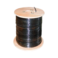 Кабель витая пара UTP 4PR 24AWG CAT5e Rexant, с тросом, наружный, 305 м