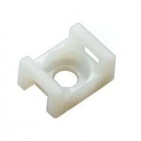 Площадка для крепления стяжки 22.2 мм x 16 мм Rexant, белая, 100 шт