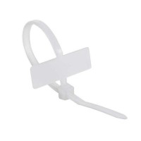 Хомут под маркер 200 мм x 4,8 мм Rexant, белый, 100 шт