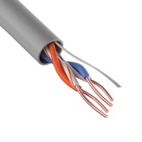 Кабель витая пара UTP 2PR 24AWG CAT5 Netlan, наружный, 305 м