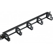 Органайзер кабельный 1U Nikomax, металлические кольца, с отверстиями в планке, 40 мм, 2 шт/упак