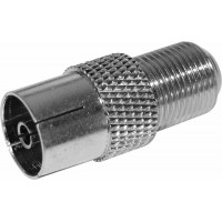 Переходник F(гнездо) - ТВ(гнездо) Rexant, 100 шт/упак