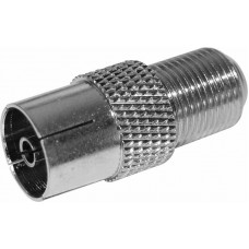 Переходник F(гнездо) - ТВ(гнездо) Rexant, 100 шт/упак