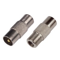 Переходник F(гнездо) - ТВ(штекер) Proconnect, 100 шт/упак