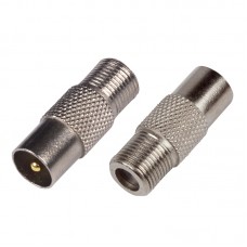 Переходник F(гнездо) - ТВ(штекер) Proconnect, 100 шт/упак