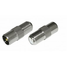 Переходник F(гнездо) - ТВ(штекер) Rexant, 100 шт/упак