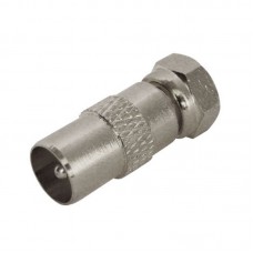 Переходник F(штекер) - ТВ(штекер) Proconnect, 100 шт/упак