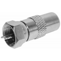 Переходник F(штекер) - ТВ(штекер) Rexant, 100 шт/упак