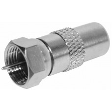 Переходник F(штекер) - ТВ(штекер) Rexant, 100 шт/упак