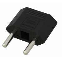 Переходник сетевой плоский "Тефаль" Rexant, черный