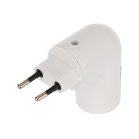 Переходник сетевой цокольный AC 220V-E14 Rexant, с выключателем
