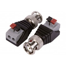 Разъем BNC(штекер) с быстрозажимной клеммной колодкой Rexant, 50 шт/упак