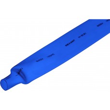 Термоусадочная трубка 20.0 мм / 10.0 мм Rexant, синяя, 1 м