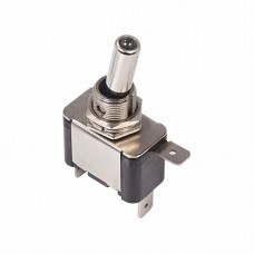 Тумблер 12V 25 А (3c) ON-OFF с синей подсветкой
