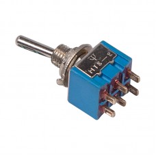 Тумблер 250V 3 А (6c) ON-OFF-ON (MTS-203)