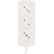 Удлинитель сетевой Standart Proconnect без заземления, 3 гнезда, 5 м, черный