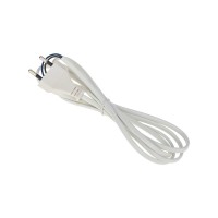 Шнур сетевой без розетки Rexant, белый, 1.8 м