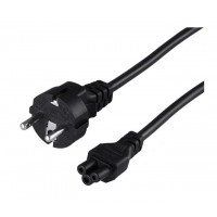 Шнур сетевой Евро 3 х 0.75 мм PVC Rexant, для ноутбука, 1.8 м
