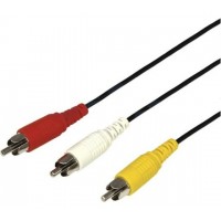 Шнур 3 RCA - 3 RCA 3.5 мм SILVER Rexant, 10 м