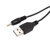 Шнур USB A(штекер) - DC(штекер) 0.7 - 2.5 мм (шнур + адаптер) Rexant, 1 м