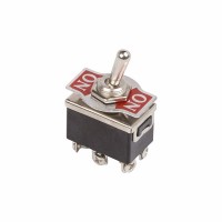 Тумблер двухполюсный 250V 6А (6c) ON-ON (KN-212)