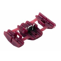 Ответвитель изолированный LT-218 Rexant, 0.5-0.75 мм2, красный, 100 шт/упак