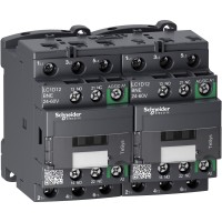 Schneider Electric LC2D12BNE контактор реверсивный D 3P AC3 440В 12A, катушка управления 24-60В AC/DC, зажим под винт
