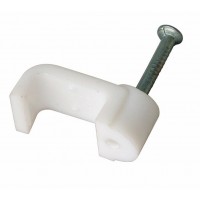 Крепеж кабеля плоский 10 мм x 4 мм Rexant, 50 шт