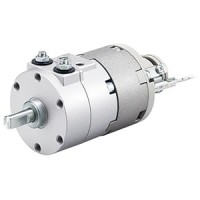 Поворотный привод с вертикальным блоком датчиков положения и блоком регулировки угла поворота SMC CRBW40-180-M9BS-CM