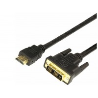 Шнур HDMI - DVI-D GOLD Rexant, с фильтром, 1.5 м