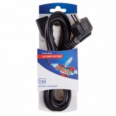 Шнур сетевой 0.75 мм Rexant, плоская вилка, 1.8 м