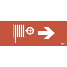 Самоклеящаяся этикетка "Пожарный кран/стрелка направо" (LPC10-1-24-09-PKNAPR)
